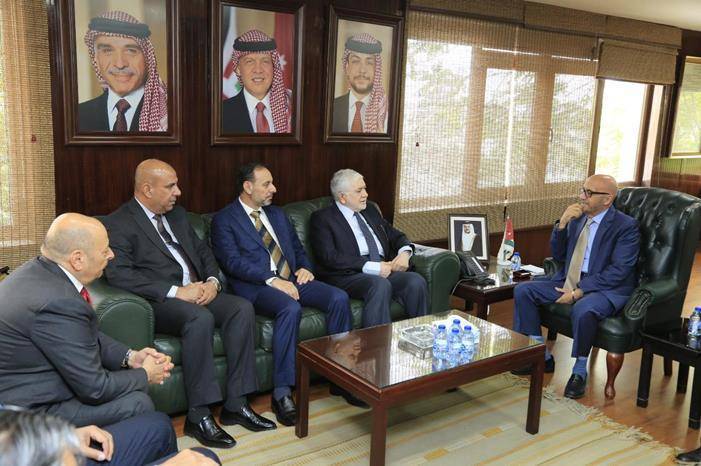 أبو السعود يستضيف وفدا من وزارة الموارد المائية العراقية