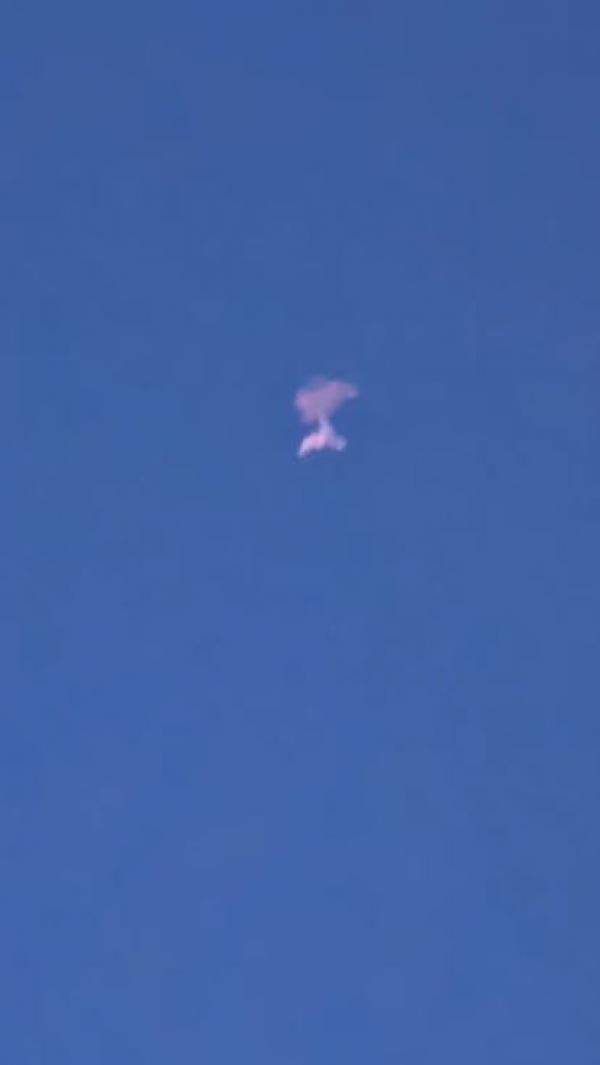 انفجار جسم غريب في سماء أم القطين بمحافظة المفرق