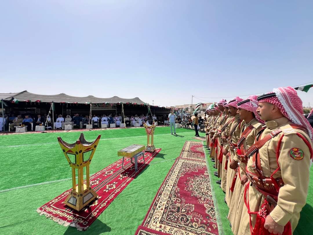 احتفال مركز امن القطرانه بعيد الاستقلال الـ (78) واليوبيل الفضي لتسلم جلالة الملك...صور