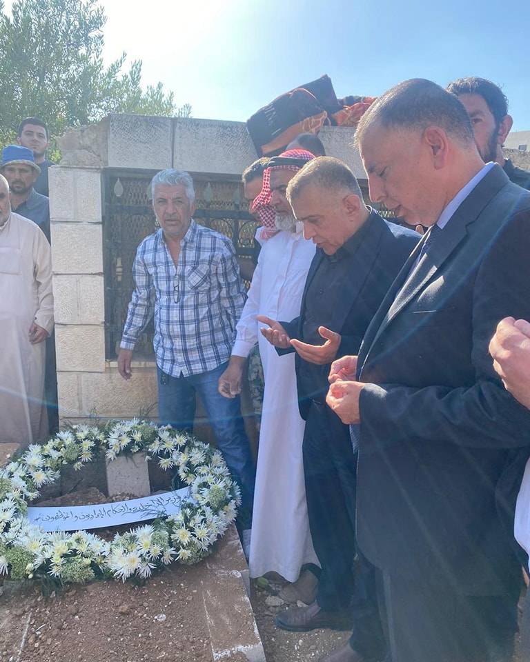 الفرايه يشارك في جنازة المرحوم المحافظ غسان الكايد(صور)