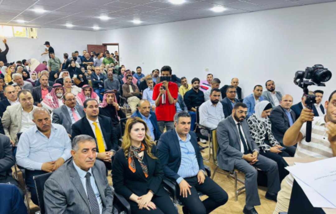 الميثاق الوطني : يفتتح مقره في لواء عين الباشا ومخيم البقعة