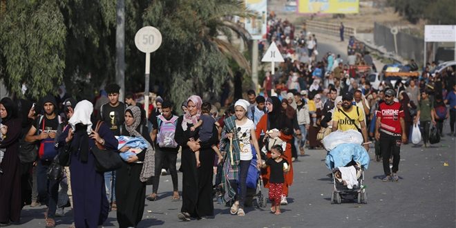 المرصد الأورومتوسطي يطالب بوقف جريمة التهجير القسري في قطاع غزة