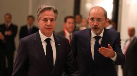 الصفدي وبلينكن يبحثان صفقة التبادل وجهود وقف النار في غزة