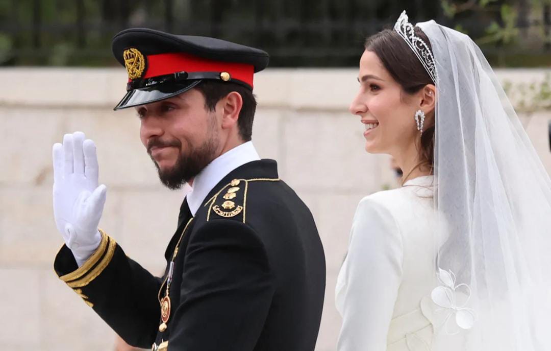 الذكرى الأولى لزواج الأمير الحسين والأميرة رجوة