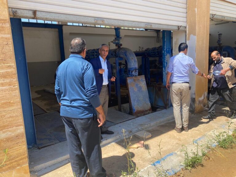 محافظ المفرق: إصلاح خط مياه محطة سميا تم في وقت قياسي