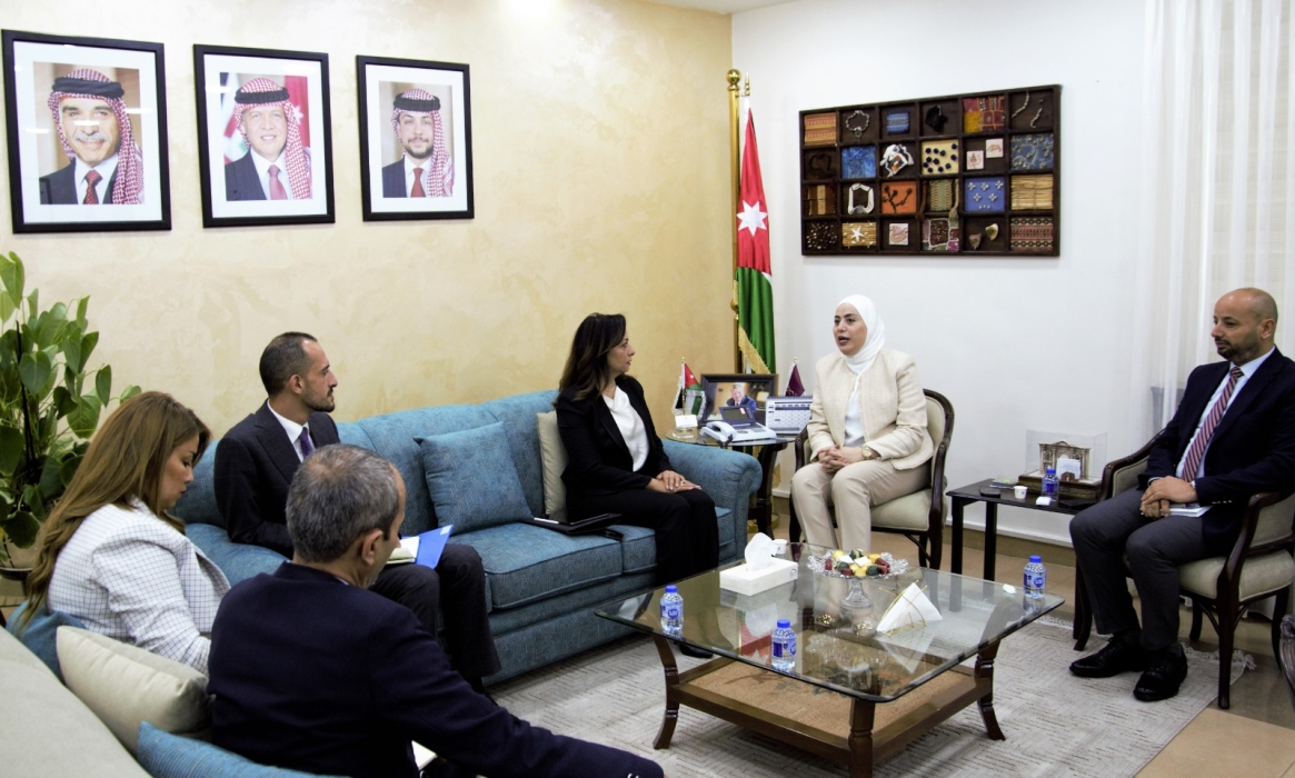وزيرة التنمية تبحث ونظيرتها الفلسطينية تعزيز التعاون المشترك