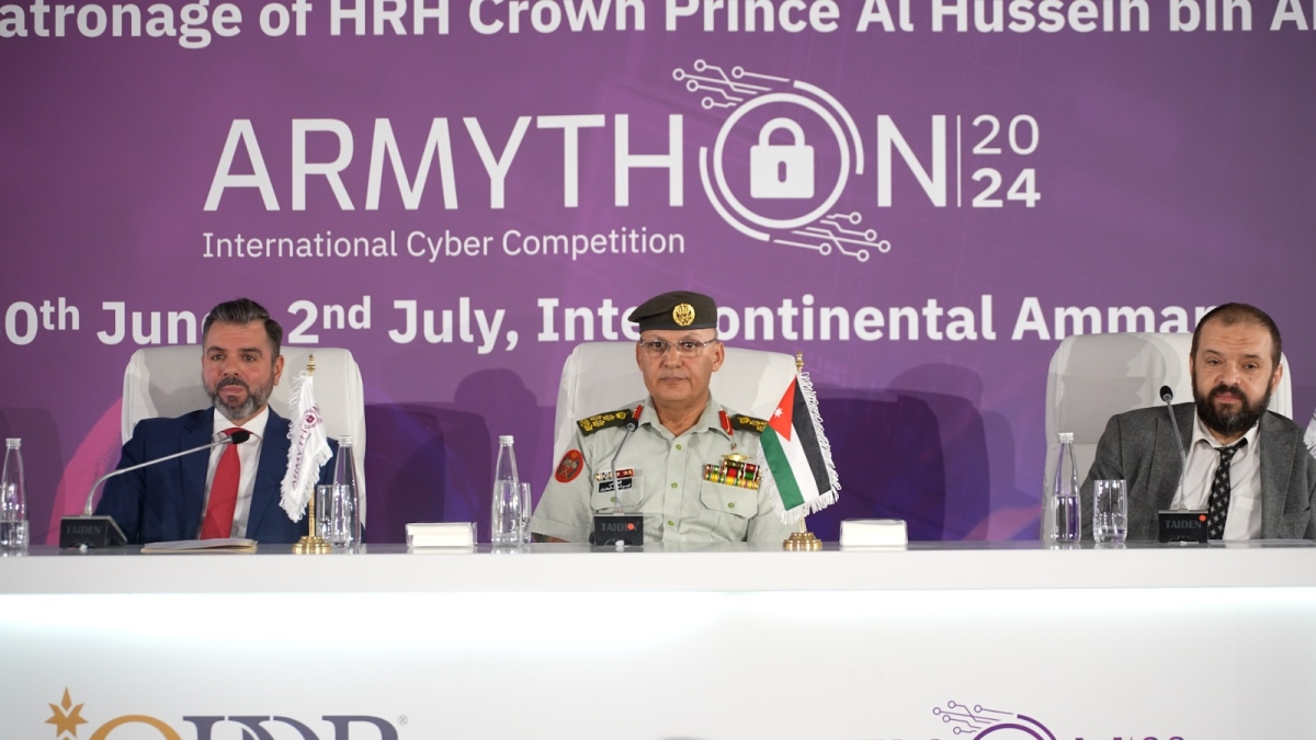 المركز الأردني للتصميم والتطوير ينظم مؤتمراً صحفياً للإعلان عن إطلاق المسابقة الدولية للأمن السيبراني (ARMYTHON2024)