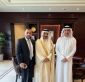 الشيخ عناد بن فيصل الجازي يزور سفارة دولة الكويت في عمان لتقديم التهاني