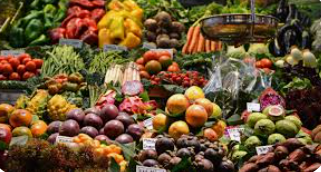 1109 طنان من الخضار والفواكه ترد  للسوق المركزي في اربد