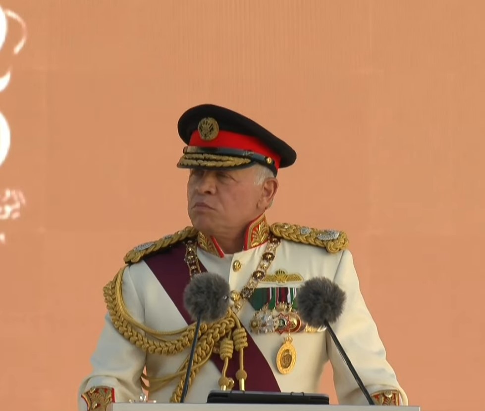 الملك يلقي خطابا للأسرة الأردنية بمناسبة اليوبيل الفضي