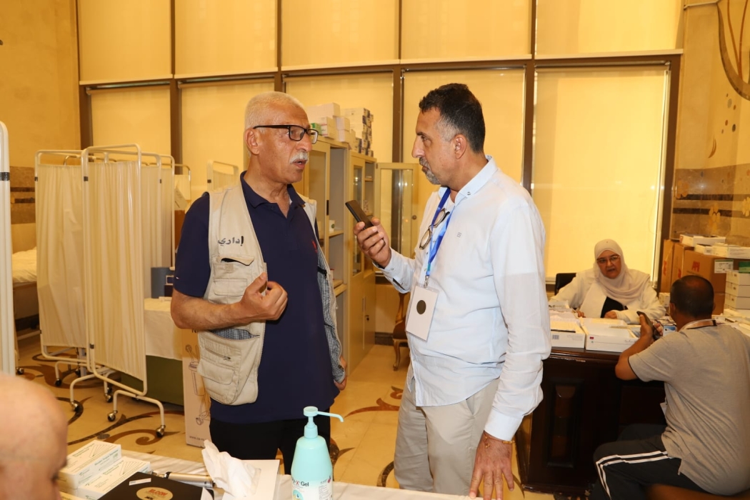 البعثة الطبية الأردنية تواصل تقديم خدماتها للحجاج الأردنيين وعرب 48