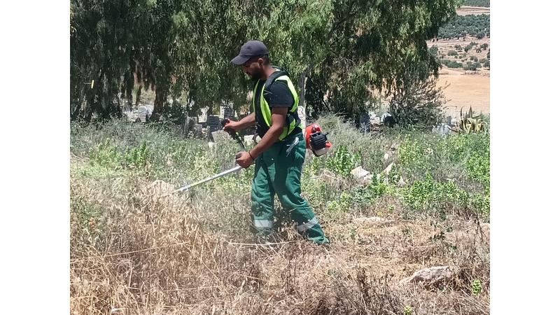 حملة نظافة شاملة في بلدية إربد الكبرى