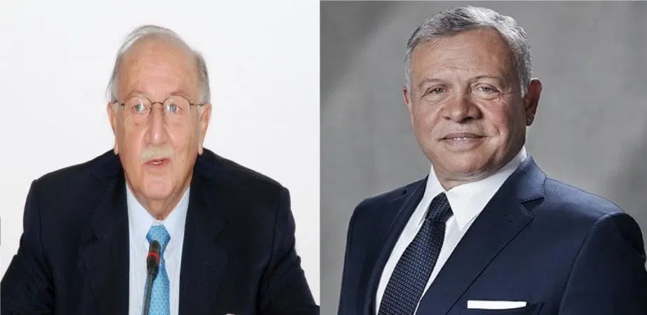 الملك يزور زيد الرفاعي للاطمئنان على صحته