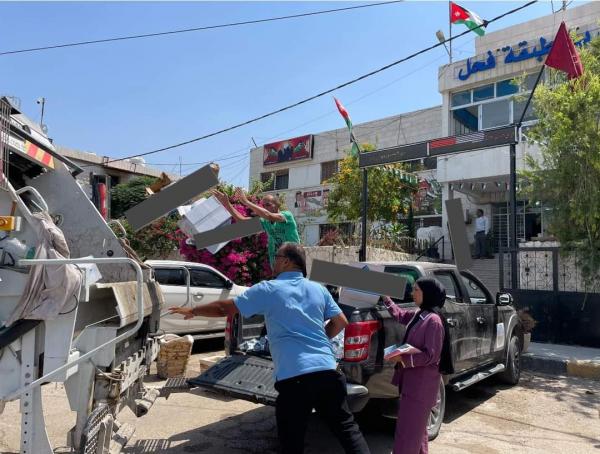 حملة تفتيشية صحية في أسواق بلدية طبقة فحل