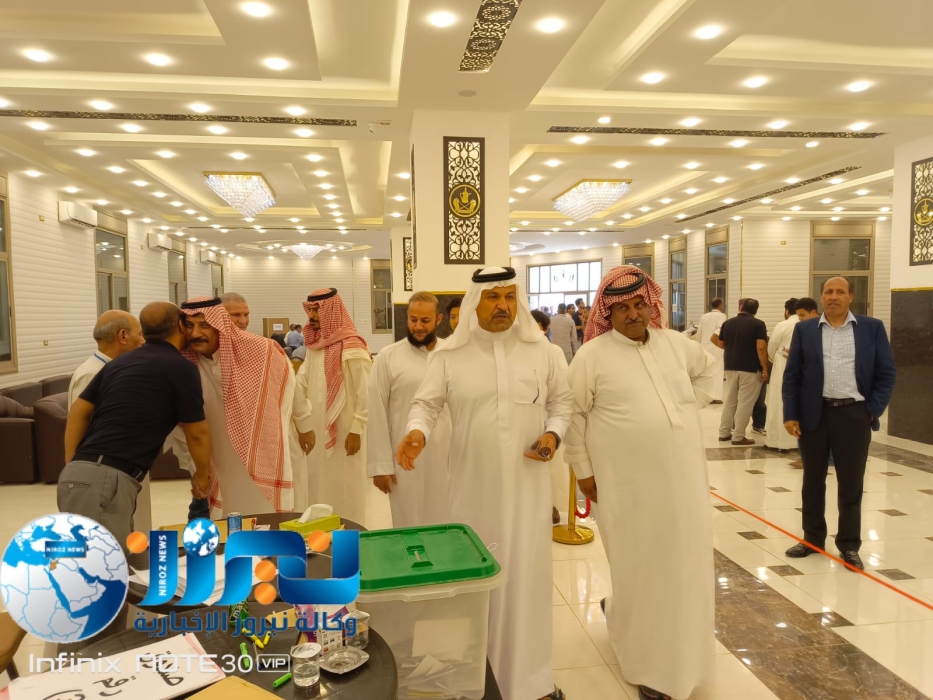 الزهير يزور ديوان الفريج للاطلاع على سير العملية الانتخابية الداخلية ...صور