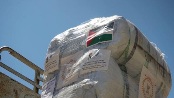 الخيرية الهاشمية: 2205 مجموع الشاحنات المرسلة إلى قطاع غزة عبر جسر الملك حسين