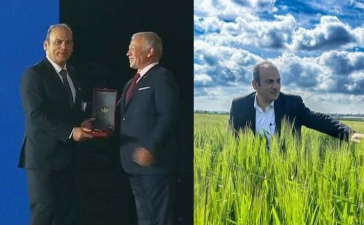 نزار حداد من فرسان الإنجاز في القطاع الزراعي الأردني .