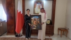 رئيسة جمعية الاخاء الأردنية العراقية تلتقي سفير مملكة البحرين لدى الأردن