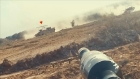 القسام تستهدف دبابتين بقذيفتي الياسين 105 غربي رفح