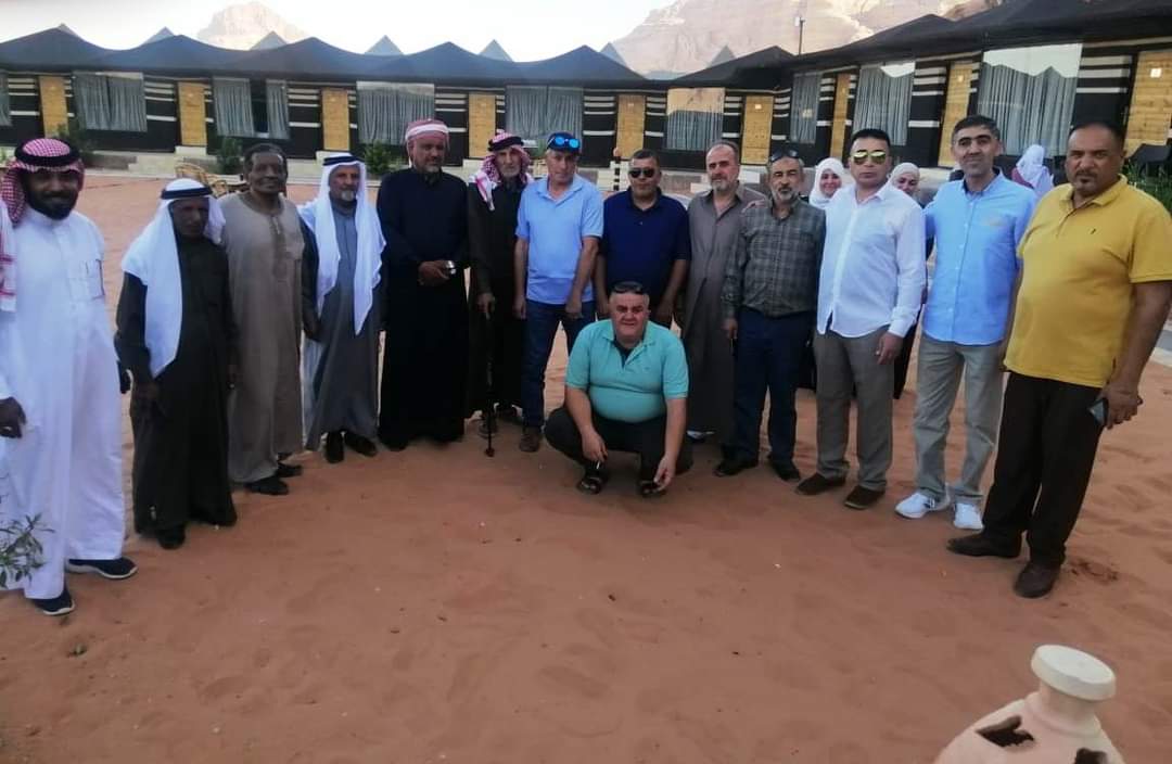 رحلة ترفيهية عائلية لمصابين عسكريين من إقليم الجنوب إلى وداي رم والعقبة