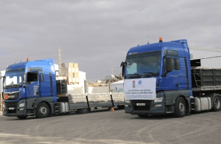 الأردن يسير 50 شاحنة من المساعدات الإنسانية للقطاع