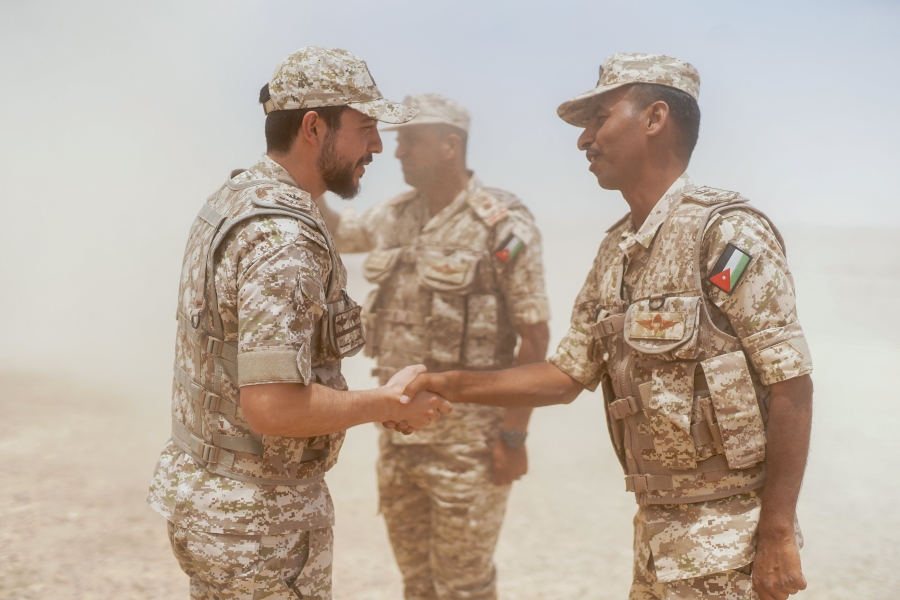 نائب الملك: كلي فخر بالمستوى المتميز في لواء الملك الحسين المدرع الملكي