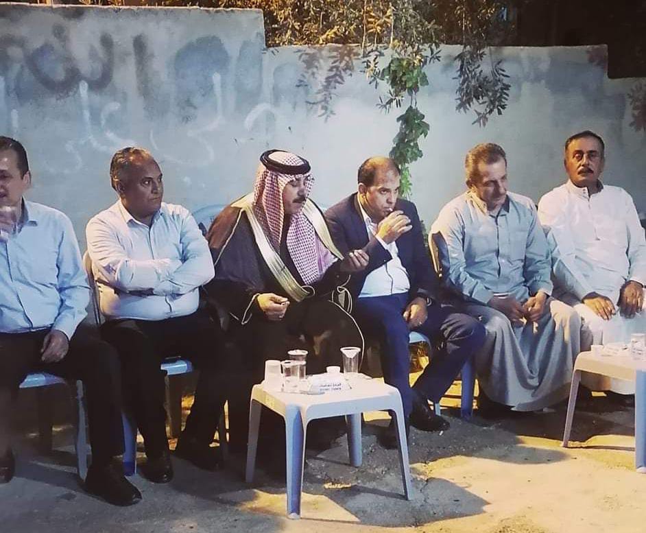 القلاب يستقبل جاهة عشائرية من الفريحات بسبب وفاة اثنين من الجالية المصرية ...صور