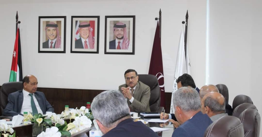 بالصور ... صندوق استثمار أموال الضمان الاجتماعي يستقبل وفدا من منتدى السلط الثقافي