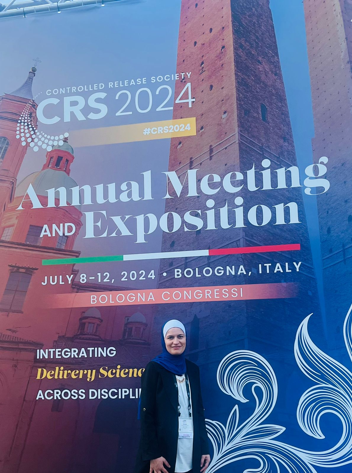 أكاديمية من جامعة الزرقاء تشارك في مؤتمر CRS2024