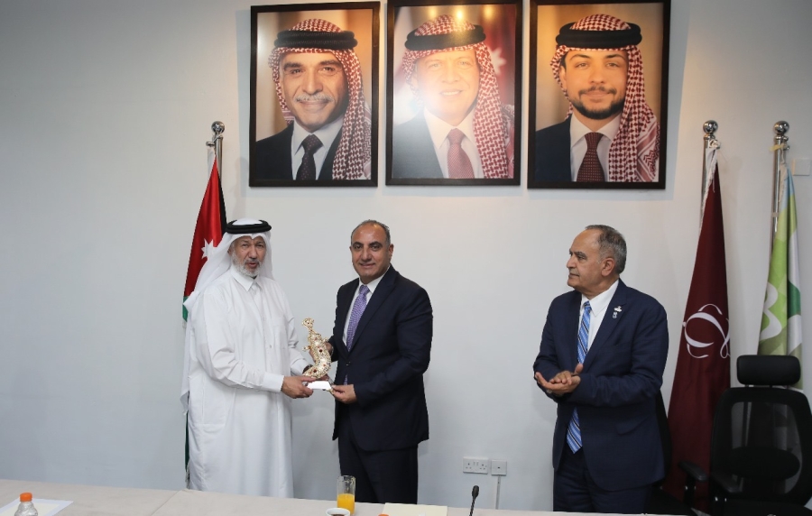 امين عمان يلتقي رئيس مجلس أمناء الإتحاد العربي للثقافة الرياضية