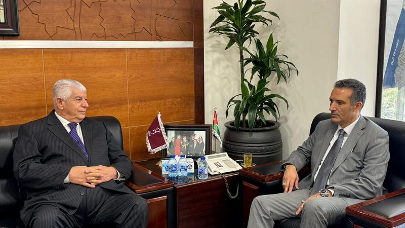 بحث التعاون بين سلطة العقبة الاقتصادية واتحاد الجمعيات الخيرية