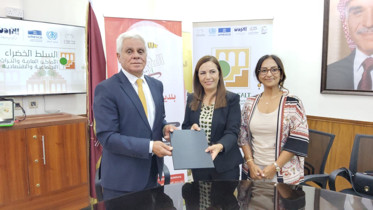 اتفاقية لتنفيذ مشروع السلط الخضراء مع الحكومة الإيطالية