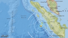 زلزال بقوة 5.8 درجة يضرب جنوب غرب سومطرة الإندونيسية