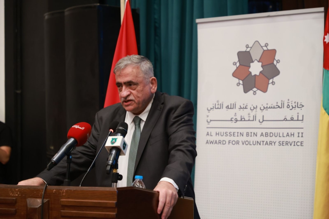 النابلسي: جائزة الحسين بن عبدالله الثاني للعمل التطوعي أسمى جائزة تقديرية للمتطوعين