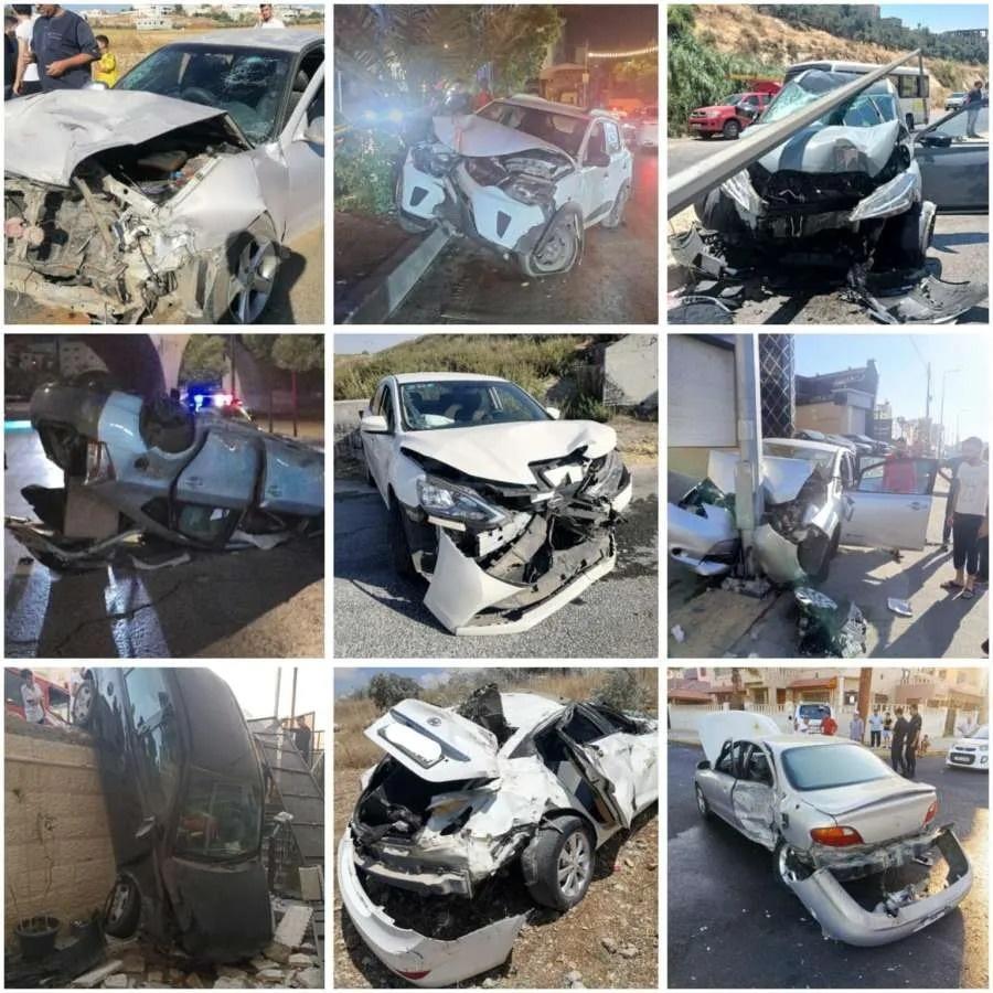 الأمن :حوادث سير مروعة وقعت نتيجة مخالفات واخطاء بشرية