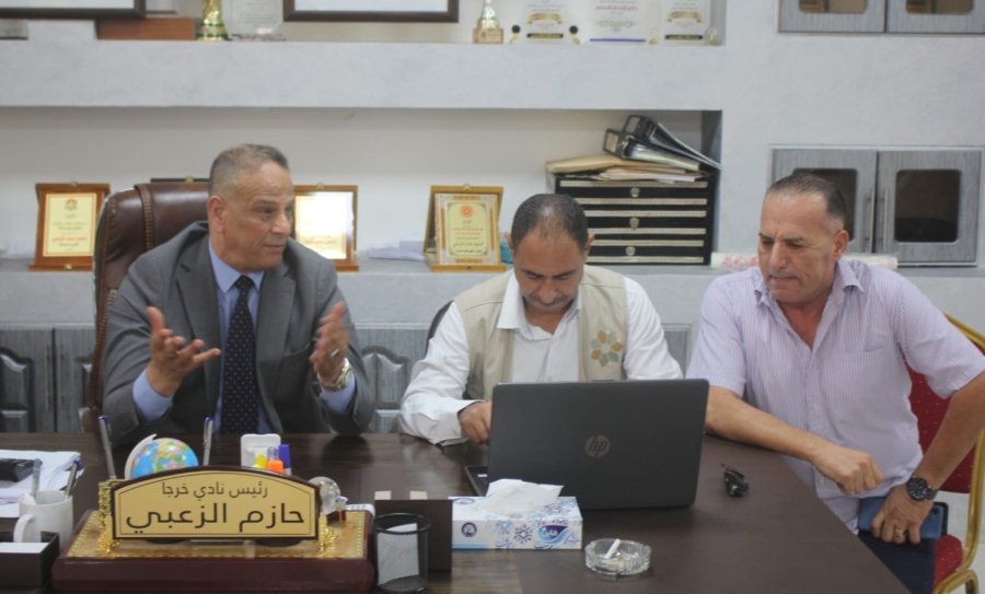 لقاء تعريفي في لواء بني كنانة بجائزة الحسين بن عبد الله الثاني للعمل التطوعي