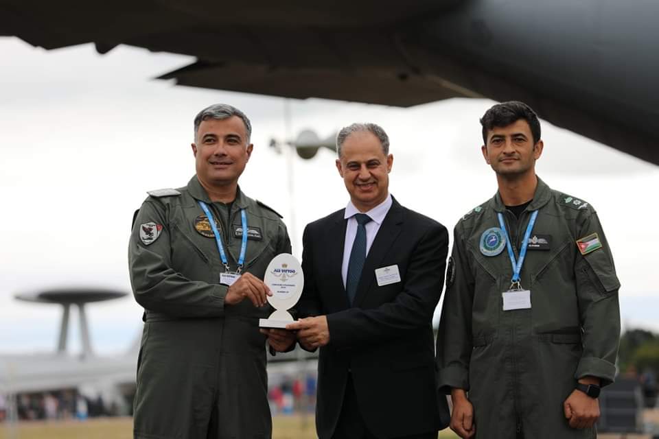 للمرة الثالثة على التوالي سلاح الجو الملكي يُحرز جائزة العرض الثابت في المعرض الدولي Air Tattoo