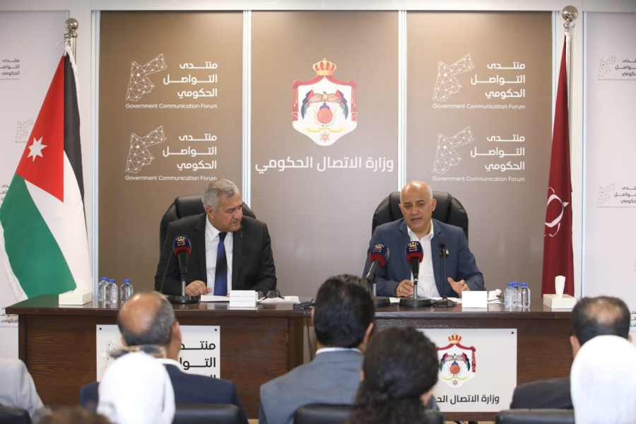 المبيضين يلتقي ضباط ارتباط الأجندة الإعلامية الحكومية