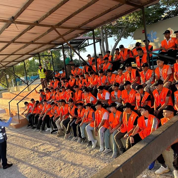 محاضرات توعيه مرورية  رسم ممرات مشاة في طبربور