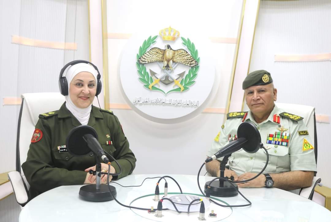 إذاعة الجيش العربي تستضيف العميد الركن حمود محمد الزواهرة