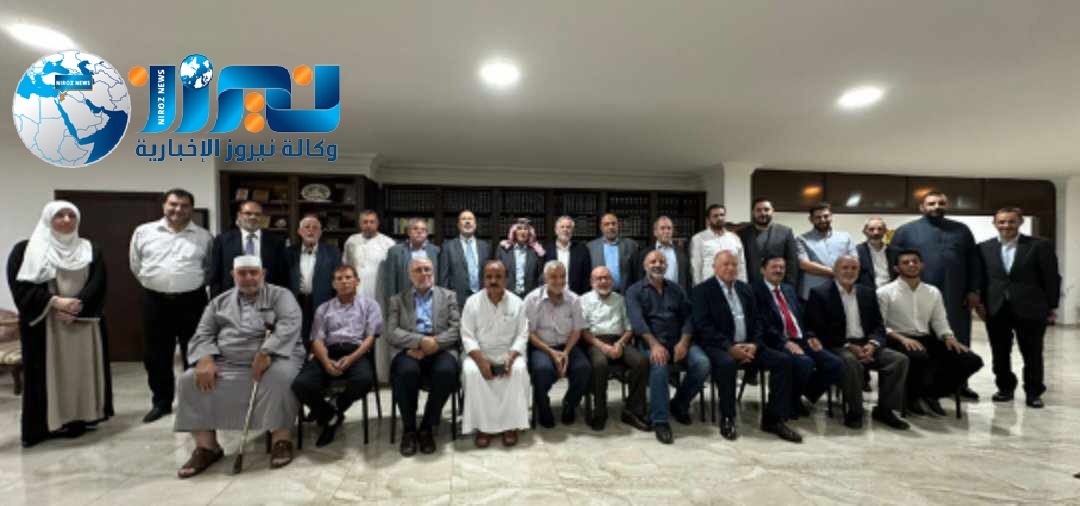 وفد كبير من الحركة الإسلامية يزور النائب العرموطي في منزله بأم العمد