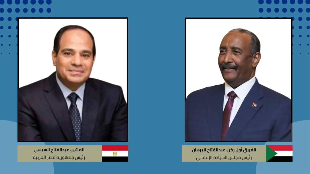 السودان : برهان يهنئ الرئيس المصري عبدالفتاح السيسي بذكرى العيد الوطني لبلاده