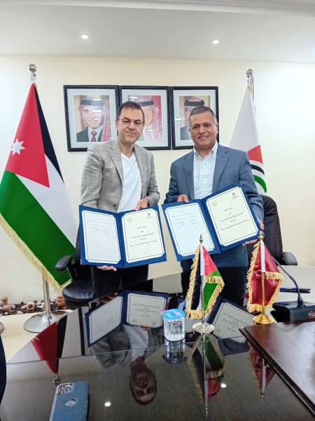 مذكرة تفاهم بين الصندوق الهاشمي لتنمية البادية والشركة المتساندة للمشاريع الزراعية