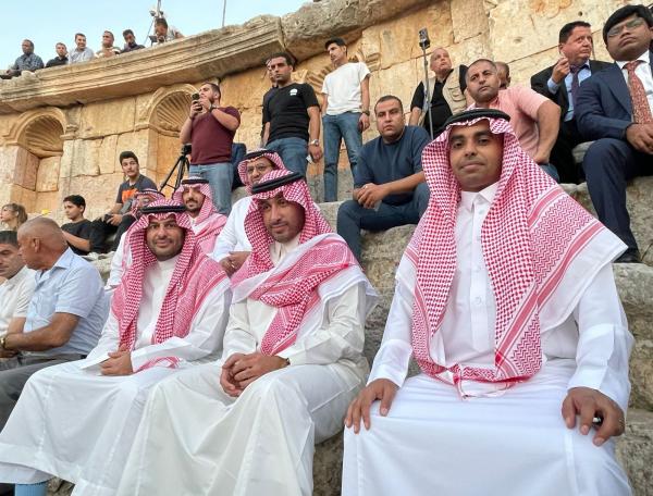وفد الثقافة السعودية يحضر افتتاحية مهرجان جرش