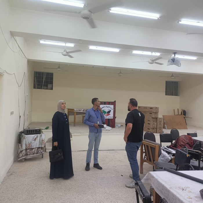 الطهرواي تتابع اعمال انشائية بعدد من مدارس القصبة