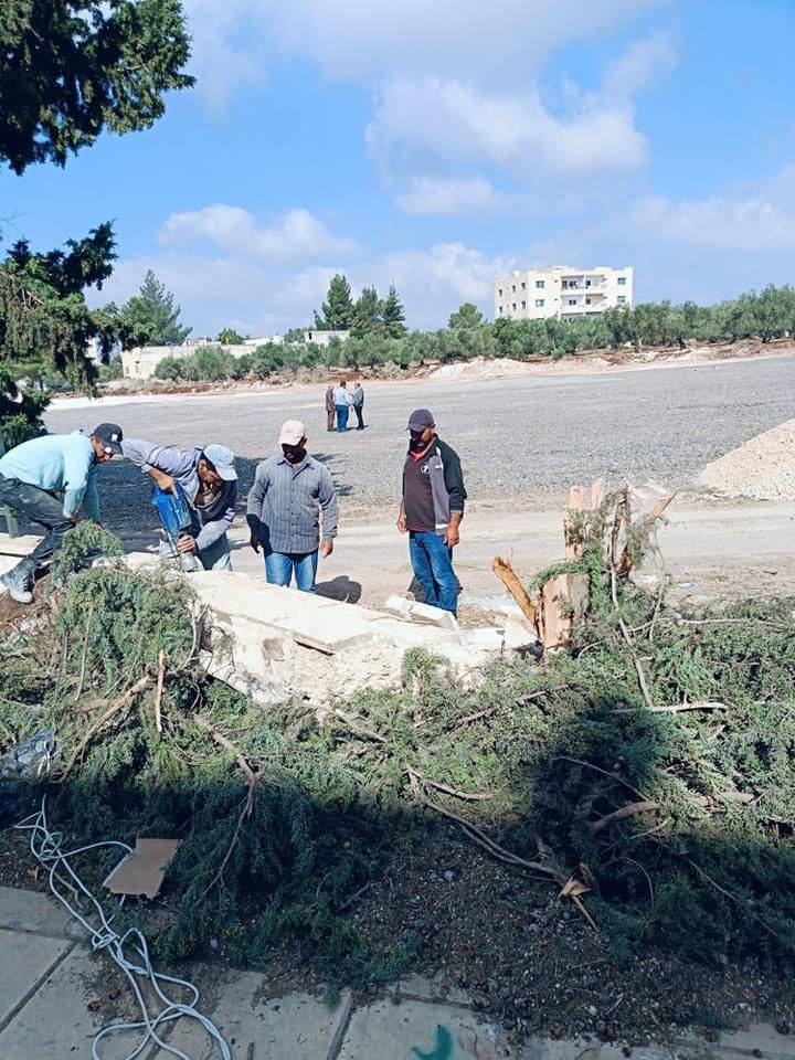 العودات يتابع المراحل الأخيرة من انجاز كراج يتسع لـ800 سيارة في مستشفى اليرموك بلواء بني كنانة ..صور