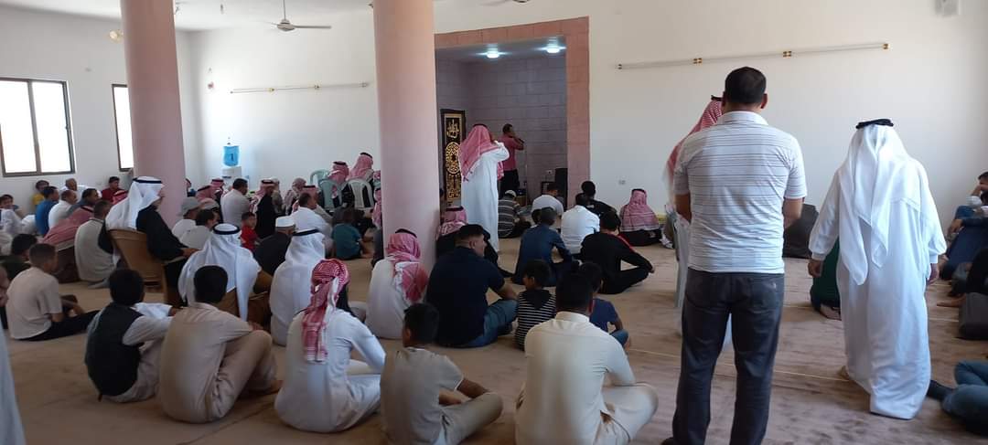 إفتتاح مسجد حَويّة البلاونة الجديد وإقامة أول خطبة وصلاة جُمعة فيه...صور