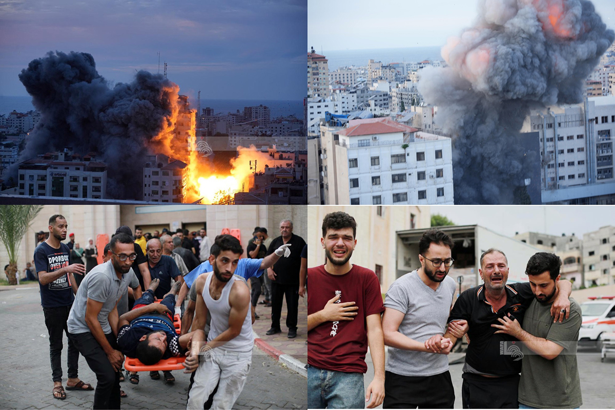 خمسة شهداء جراء قصف الاحتلال رفح جنوب قطاع غزة