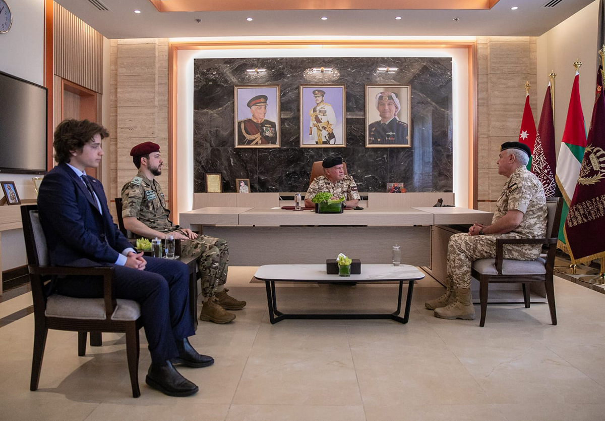 King visits JAF General Command