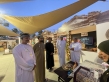 وفد سلطنة عمان يزور جناح السعودية في مهرجان جرش الثقافي الـ38